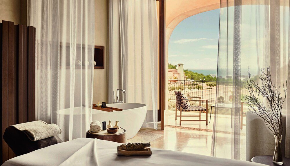 Bedroom at Cap Vermell Grand Hotel in Canyamel