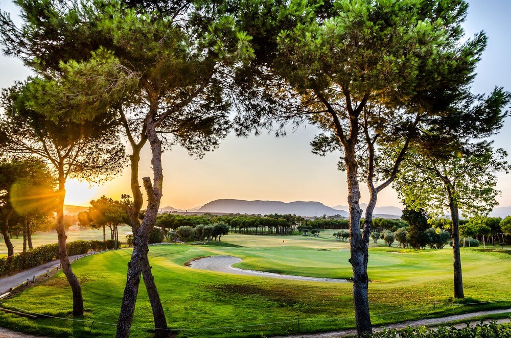 Golf course beside the resort on the Costa Blanca
