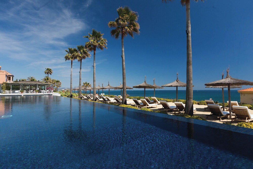 Poolside area with lounge chairs