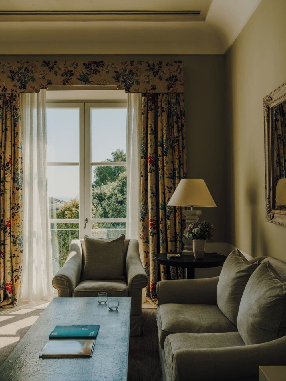 Room with a sofa