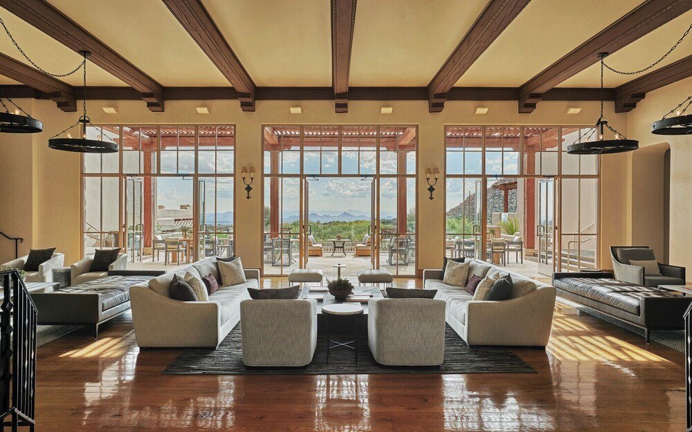 Resort lobby at Four Seasons Scottsdale at Troon North