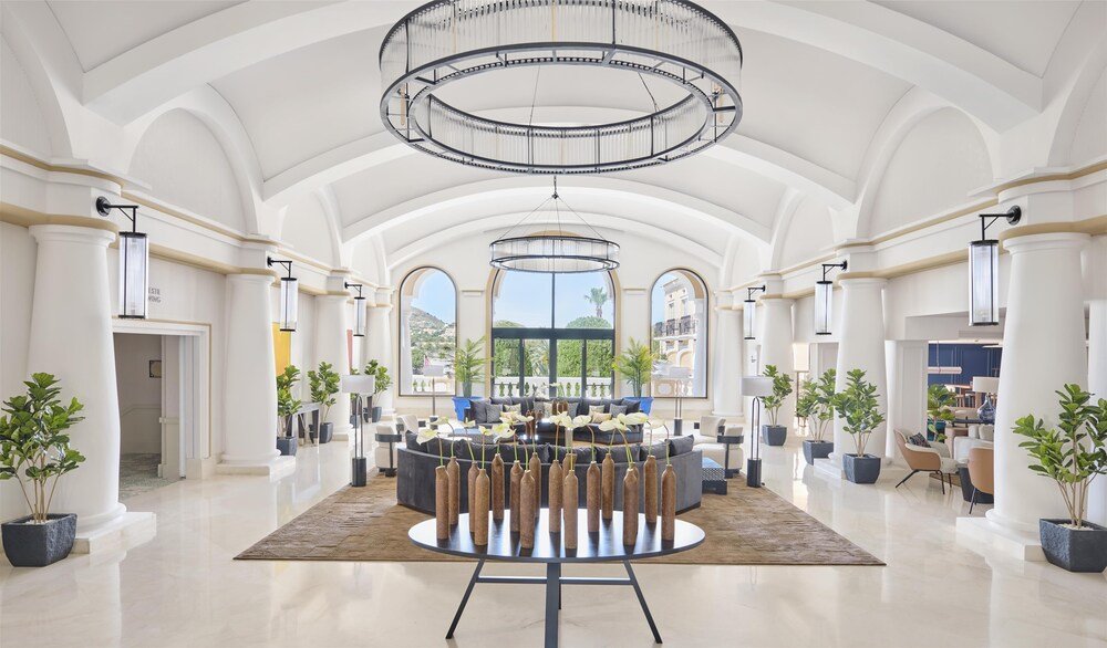 Lobby with high ceilings at Grand Hyatt La Manga Club Golf & Spa