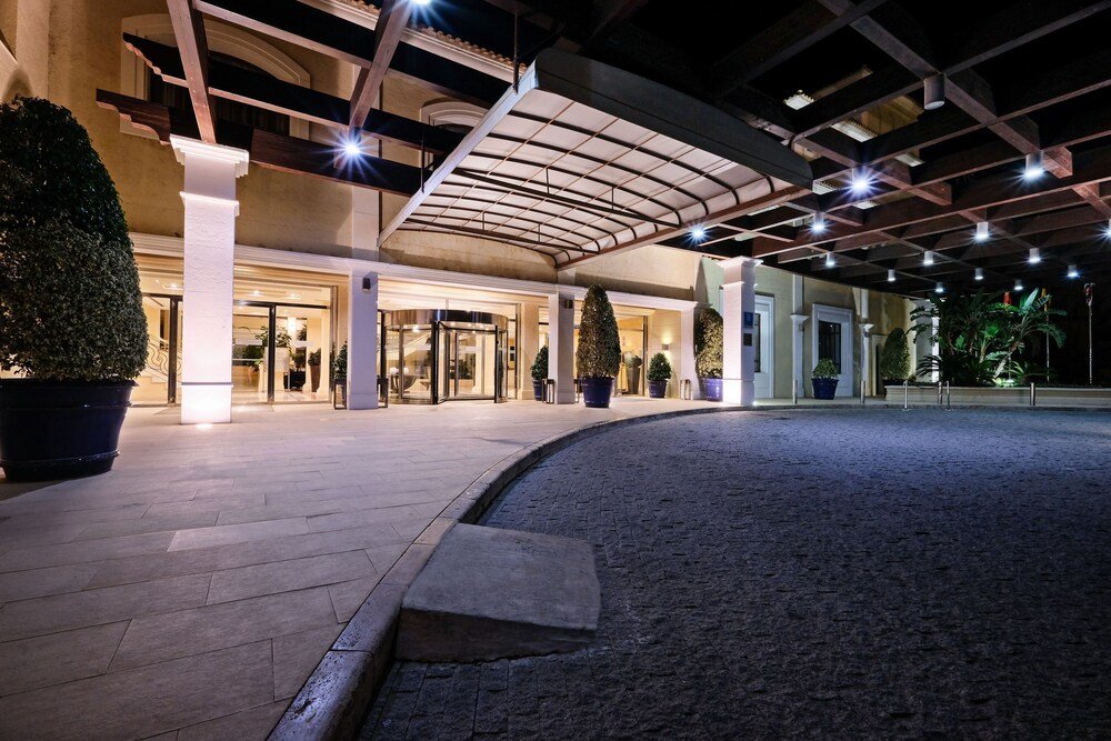 Outdoor area of the hotel in the Almería countryside