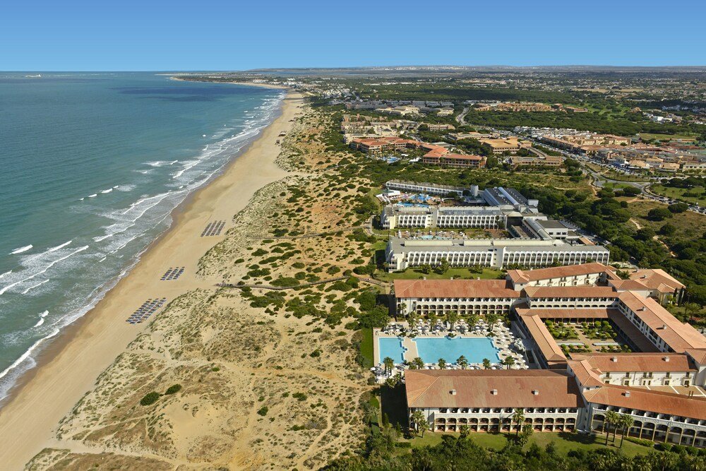Aerial view of the resort in Novo Sancti Petri