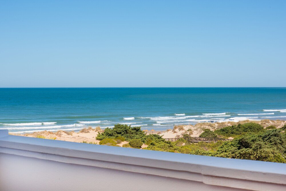 Balcony view from a room at the resort in Novo Sancti Petri