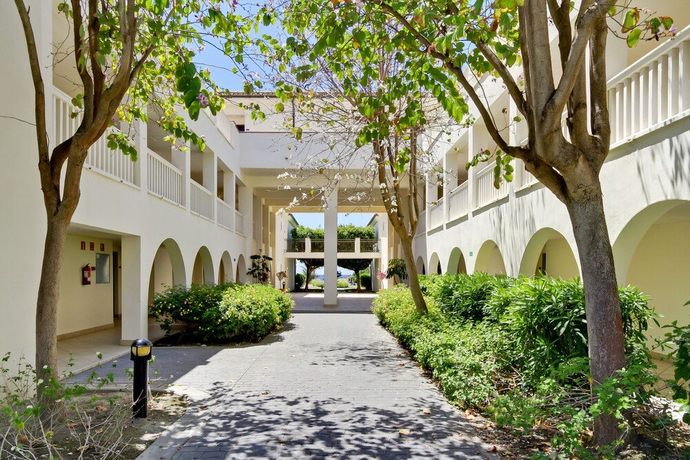 Courtyard at the resort on the Costa Tropical