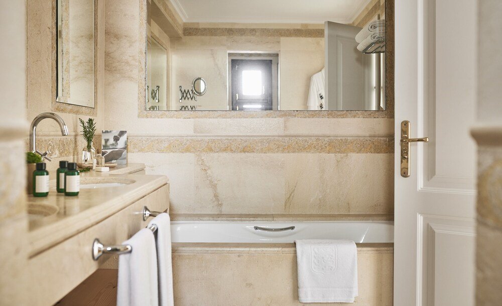 Guest bathroom at Marbella Club Hotel Golf Resort & Spa
