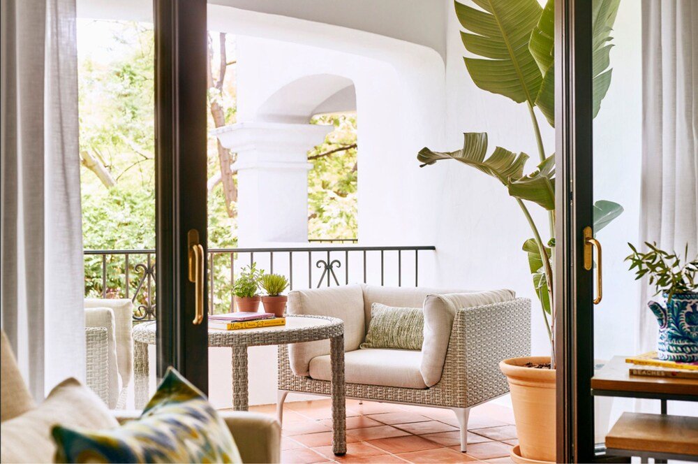 Balcony of a guest room at the resort in Marbella