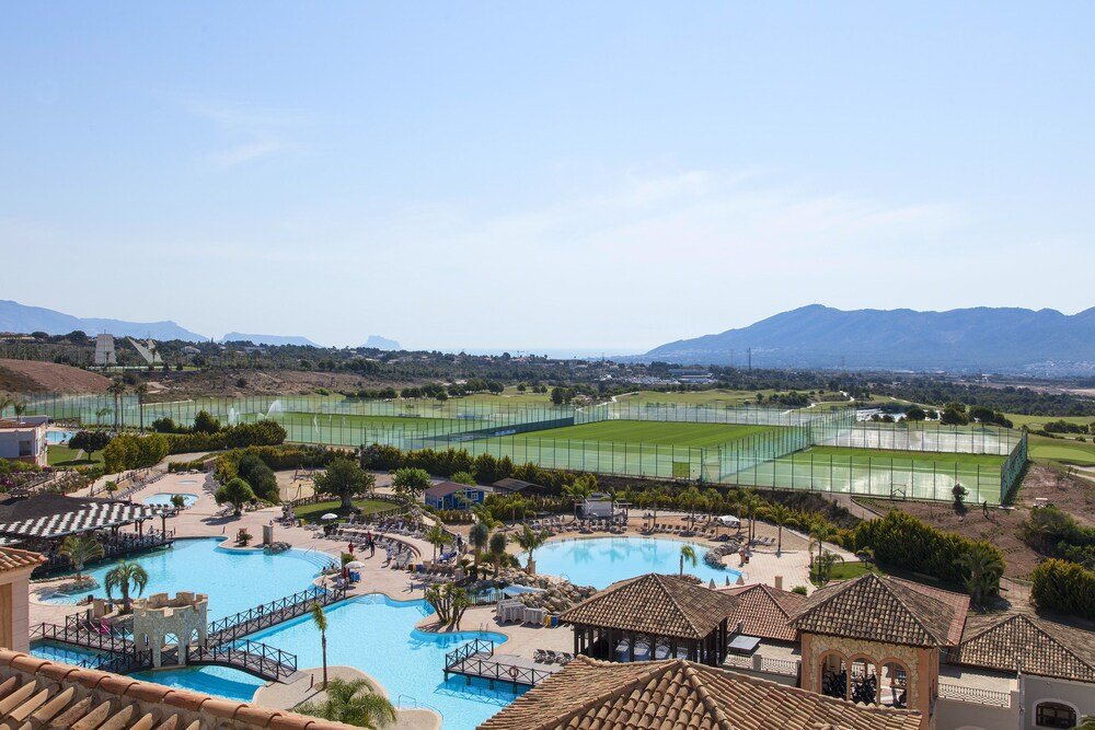 Large swimming pool at Meliá Villaitana in Benidorm, Spain