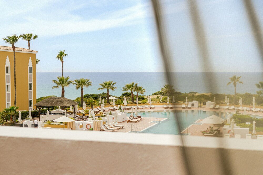 Resort pool area at Palacio de Sancti Petri, Chiclana, Spain