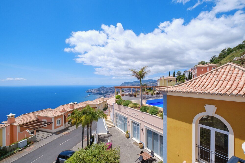Coastal residential area near the aparthotel at Palheiro Village in Funchal, Madeira