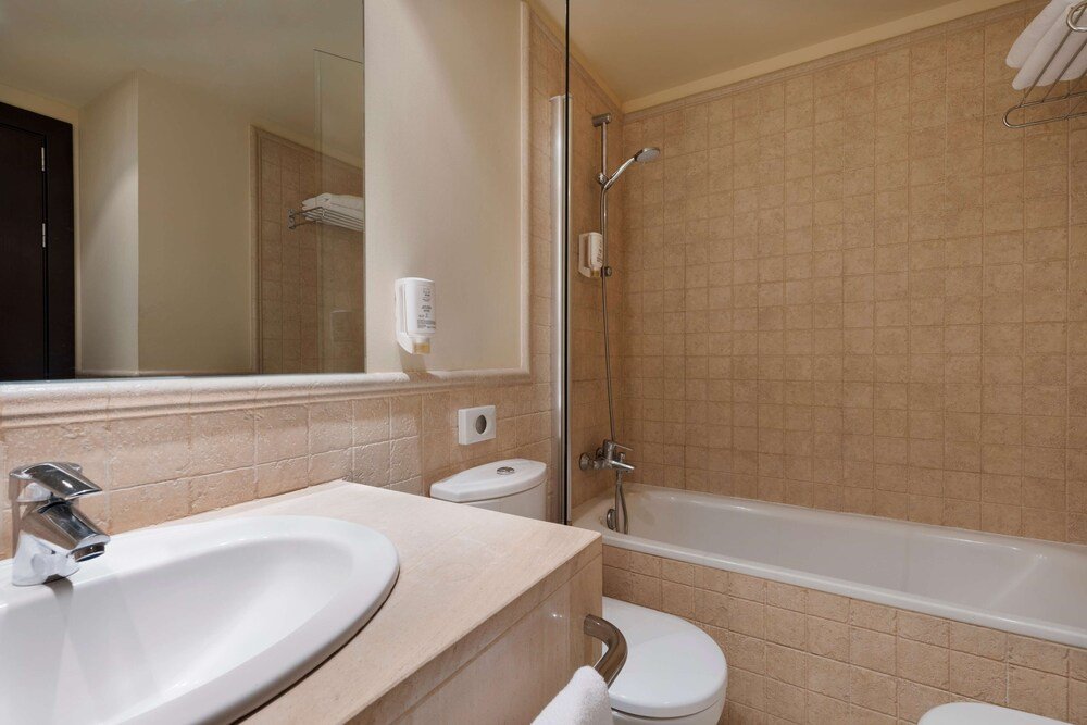 Bathroom in one of the apartments at the resort