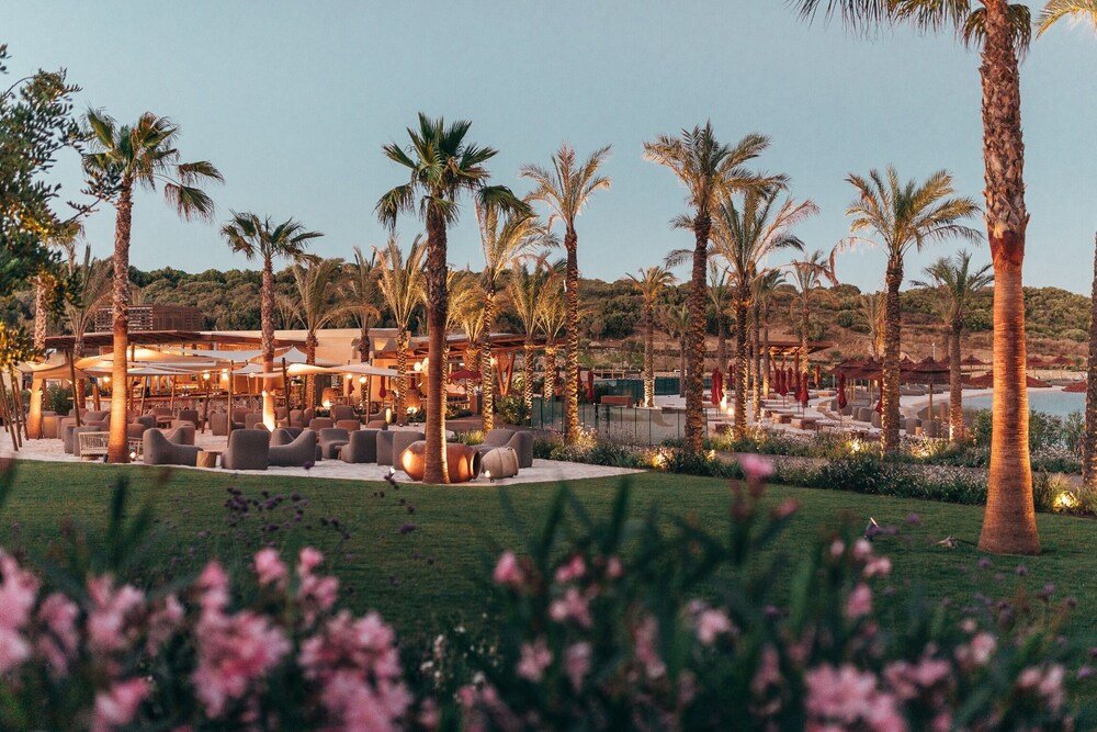 Resort terrace with outdoor seating at SO/ Sotogrande Spa and Golf Resort