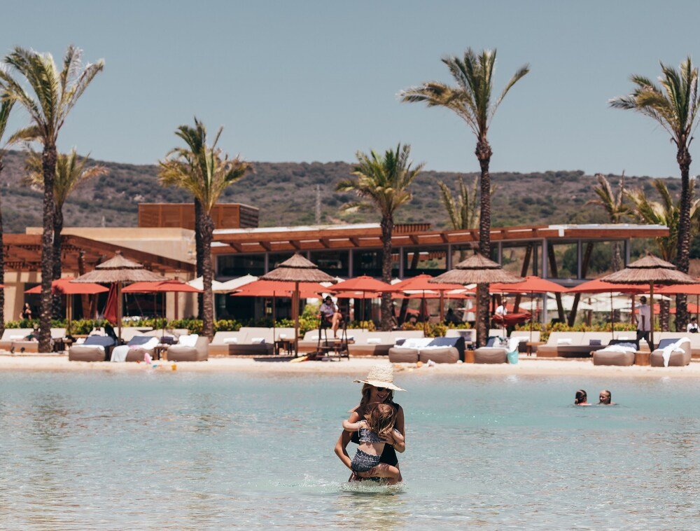 Pool area at the resort in Sotogrande, Cádiz