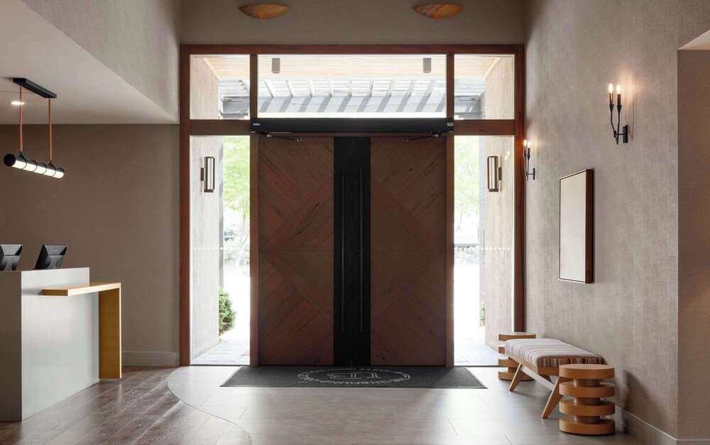 Modern interior with a reception area