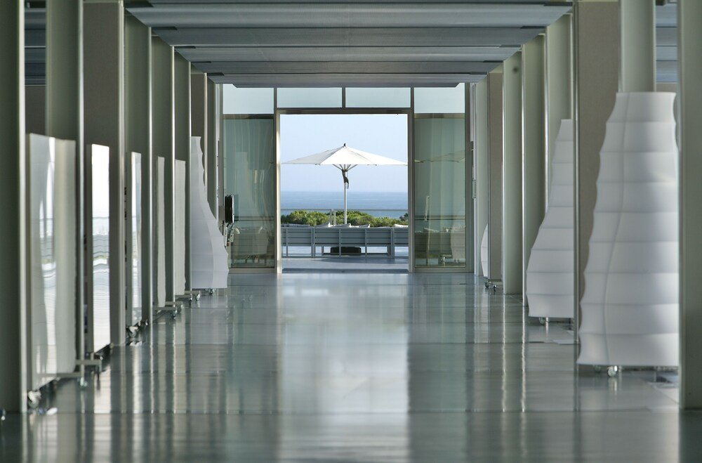 Modern hotel corridor