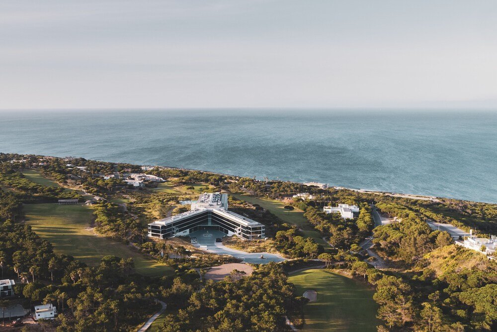 Aerial view of the coast