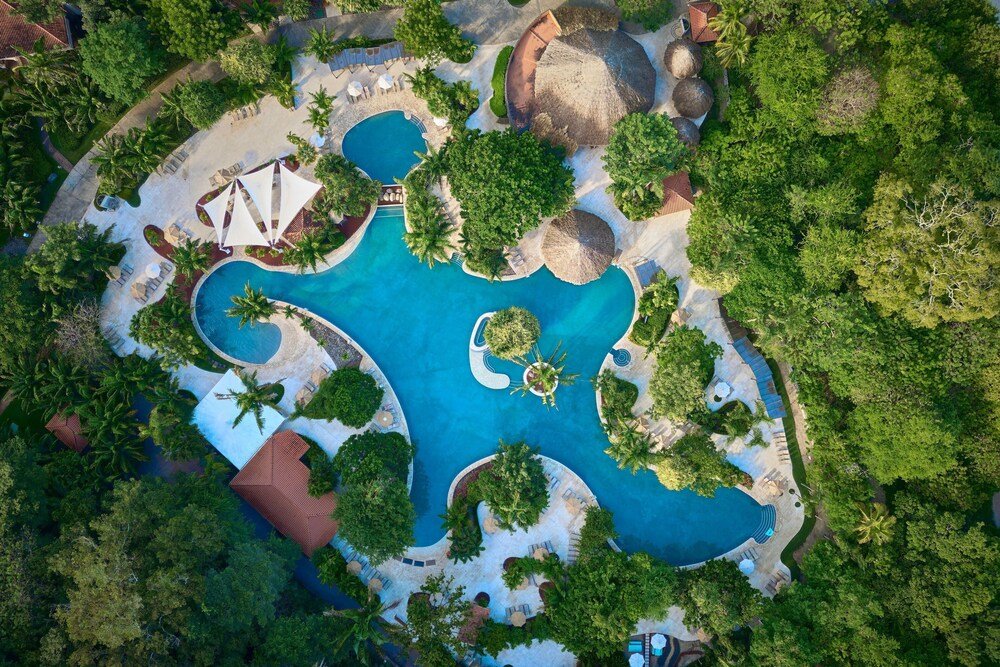 Aerial view of the resort and coast at Westin Reserva Conchal